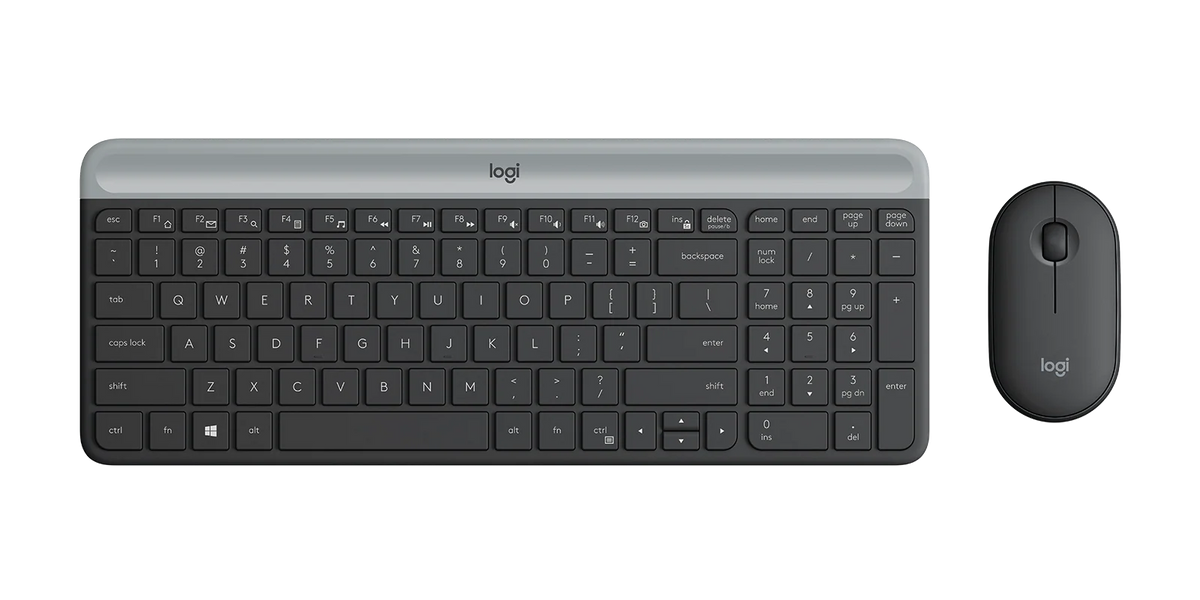 MK470 SLIM COMBO - Rose - English US (QWERTY)