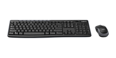 MK270 Wireless Keyboard and Mouse Combo - Black - English US (QWERTY)