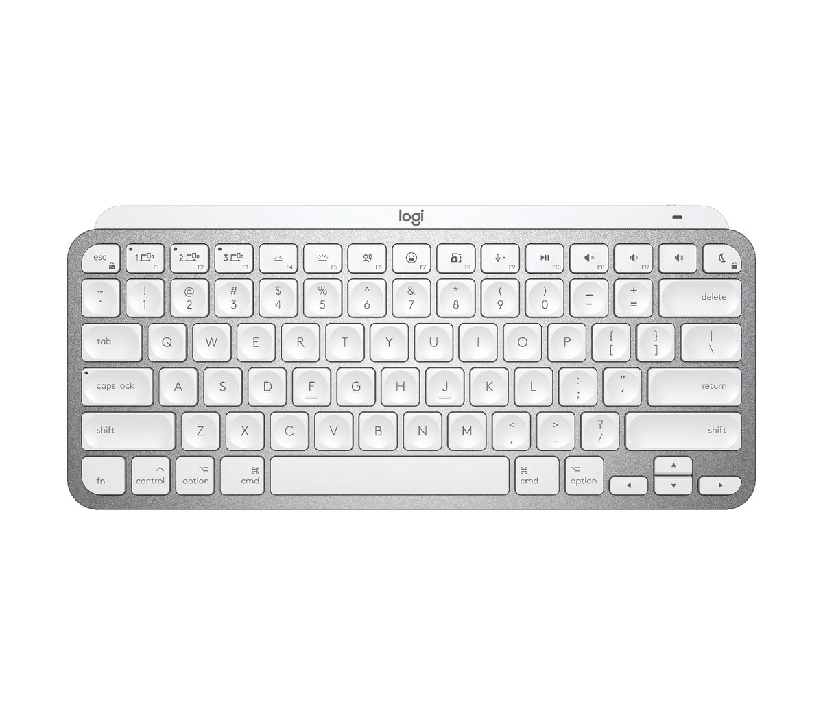 Refurbished MX Keys Mini for Mac keyboard - Pale Gray - English US (QWERTY)