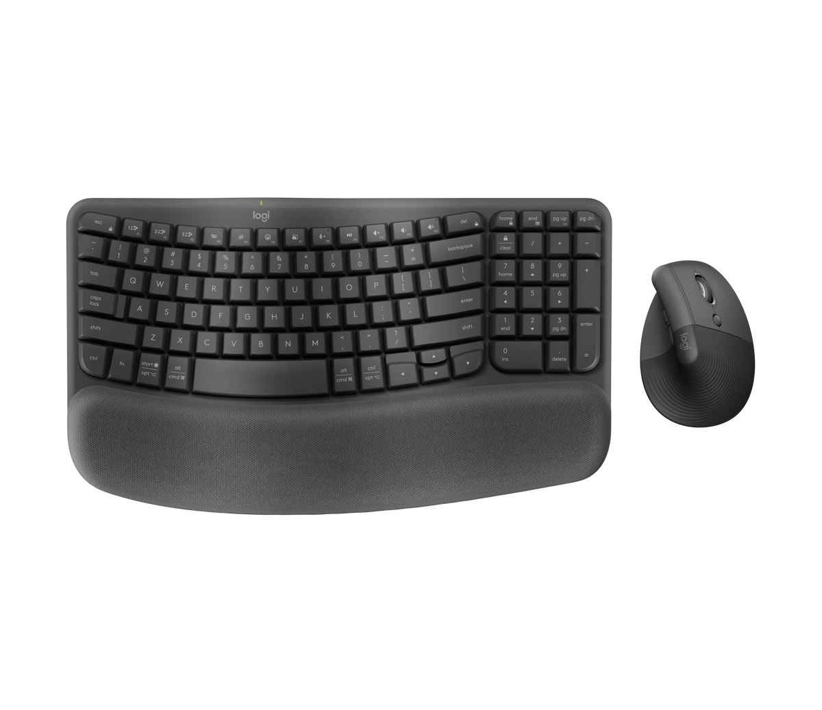 Wave Keys and Lift Combo - Graphite - English US (QWERTY)