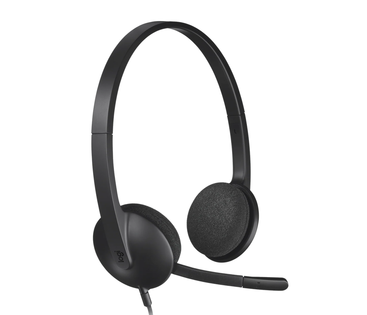 H340 USB Computer Headset - Black