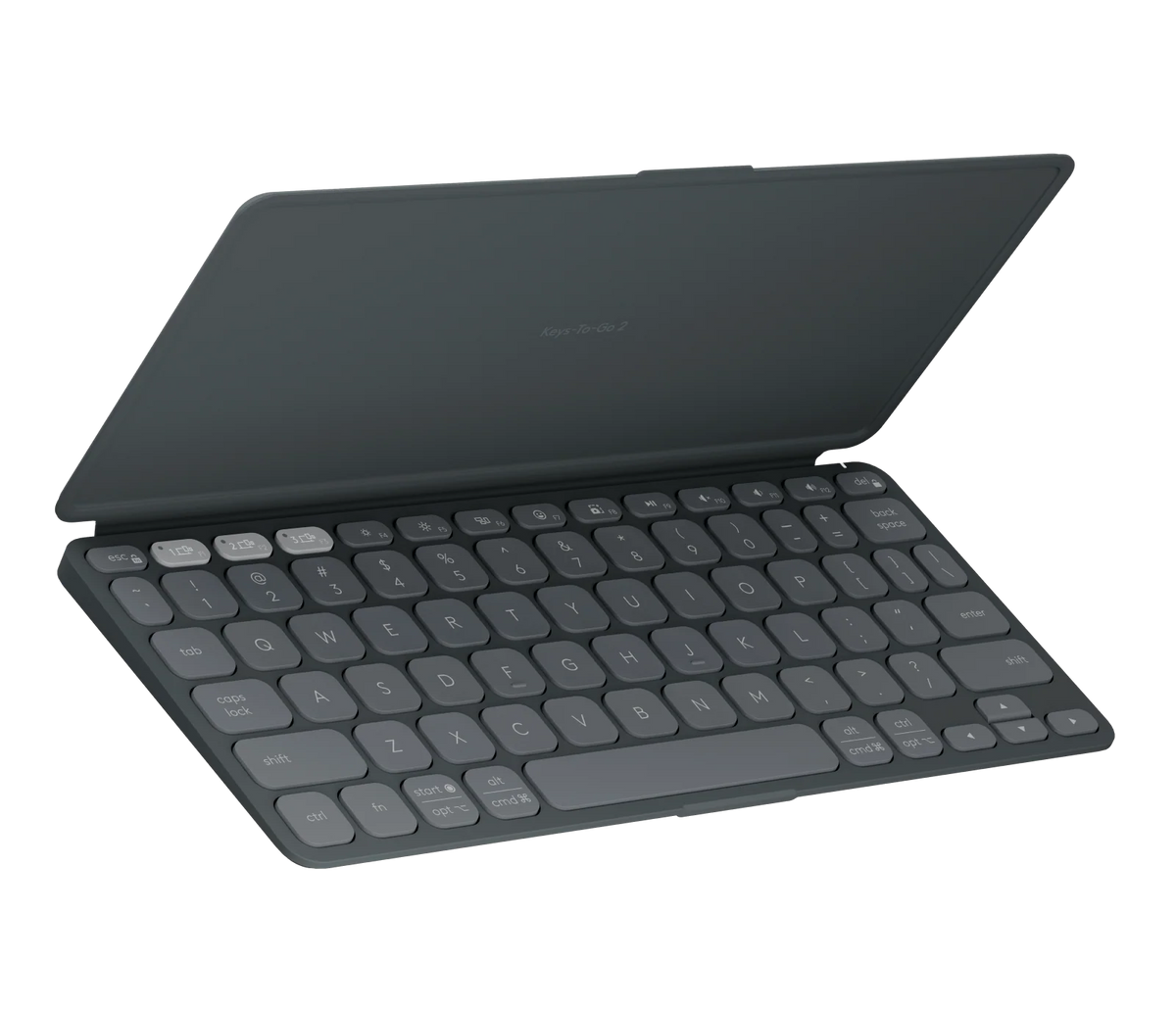 Keys-To-Go 2 - Pale Gray - English US (QWERTY)
