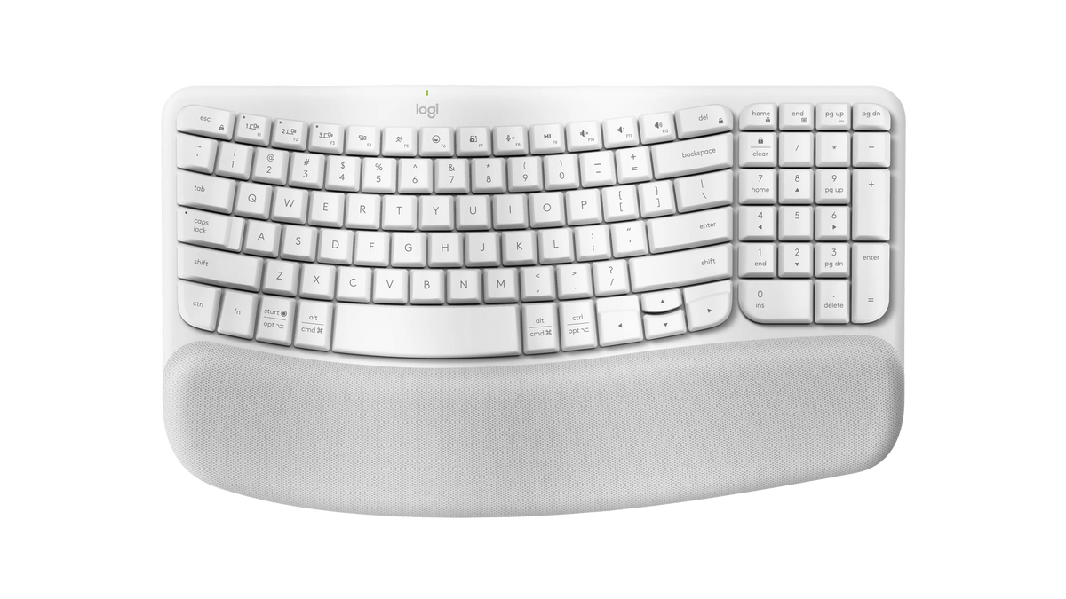 Wave Keys - Off-white - English US (QWERTY)