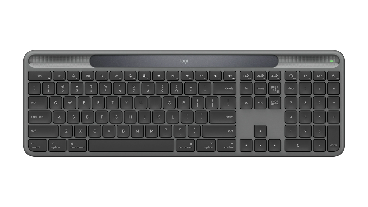 Signature Slim Solar+ for Mac wireless keyboard K980 - Off-white - English US (QWERTY)