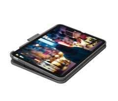 Slim Folio for iPad - Oxford Grey - English US (QWERTY)